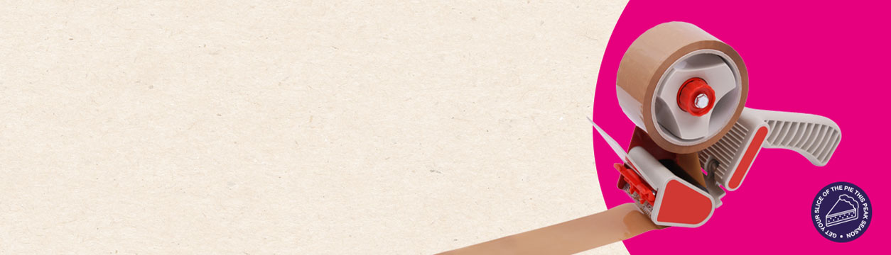 Packaging Tapes Peak Banner