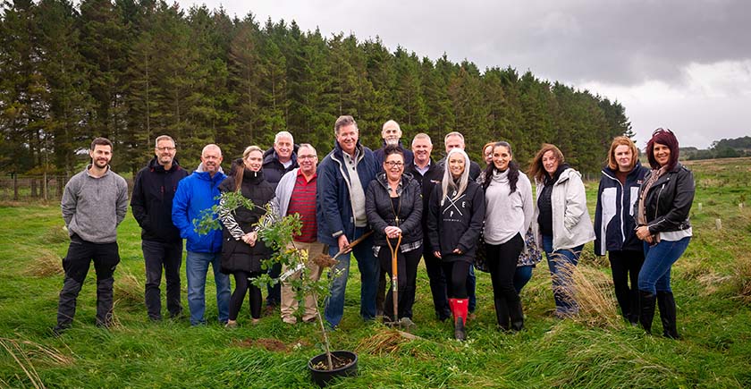 Antalis hosts a tree planting day