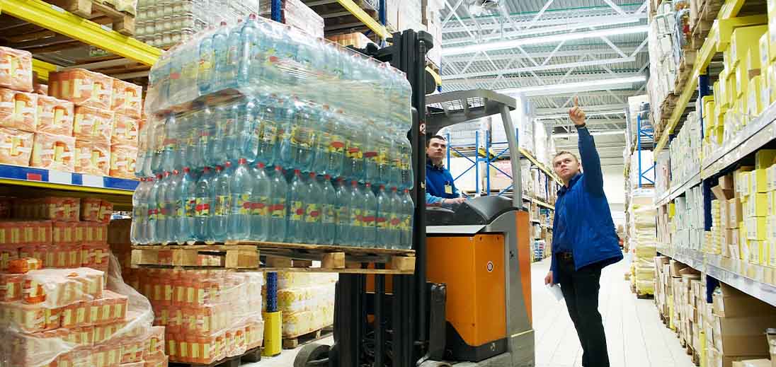 Pallet stretch wrapping banner