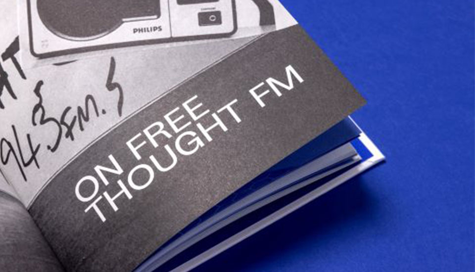 Free Thought FM book made with Cyclus Offset