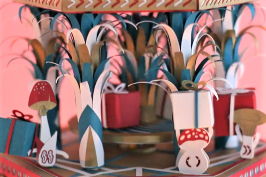 Curious and Keaykolour inspired Christmas carousel