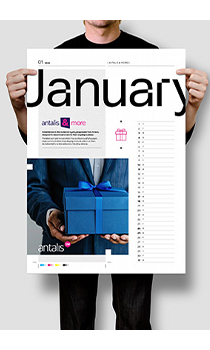 wall calendar January