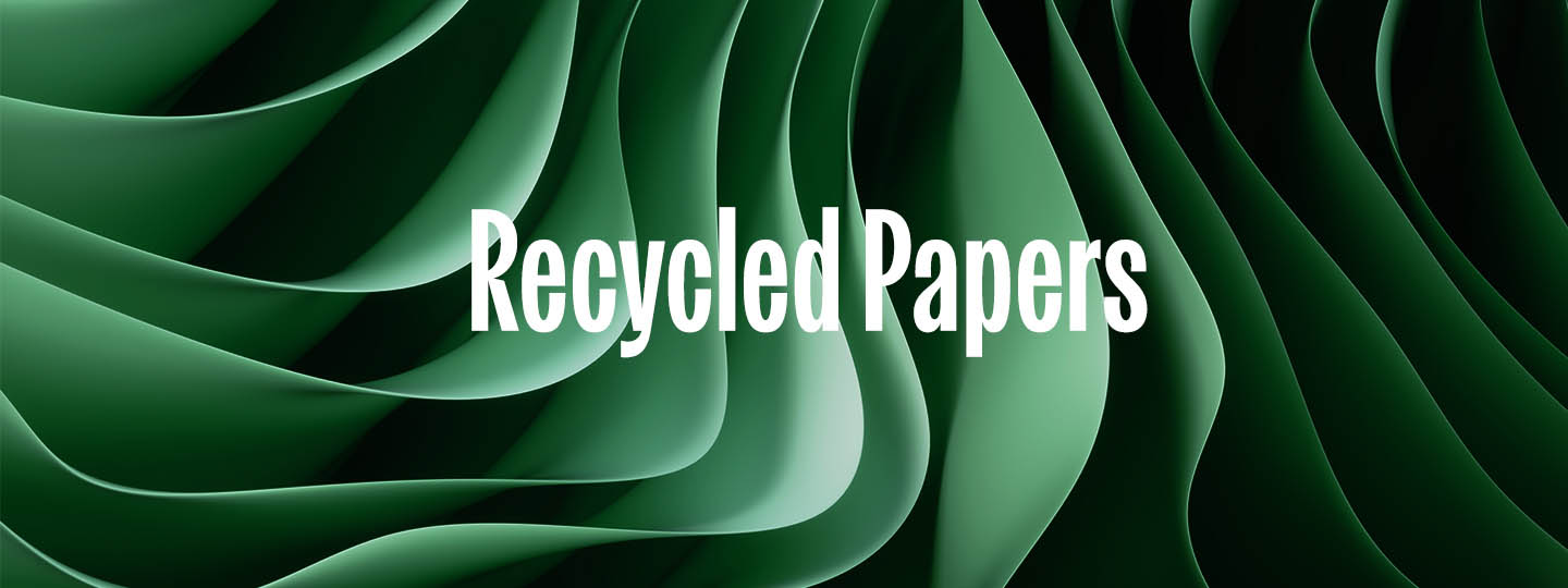 Recycled Papers Banner