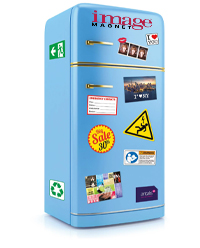 100% customisable image magnets 