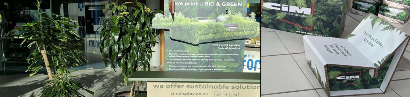 Sustainable displays case study banner