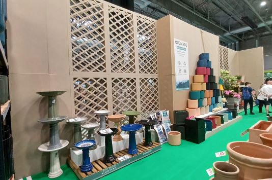 woodlodge exhibition stand interior