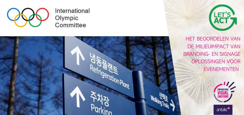 Duurzame signage bij sportevenementen