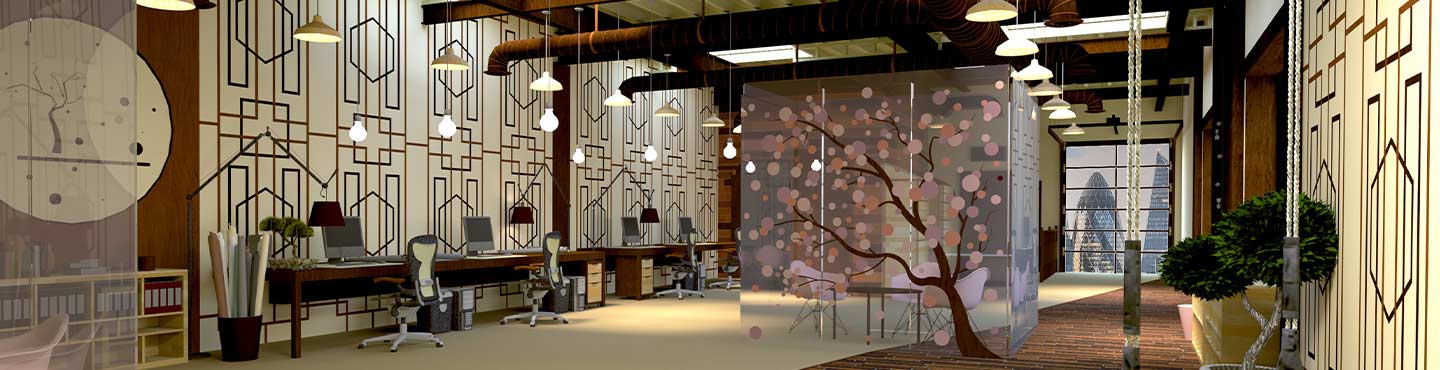 Use your glass walls for long-term wayfinding signage, short-term graphics or purely for decoration