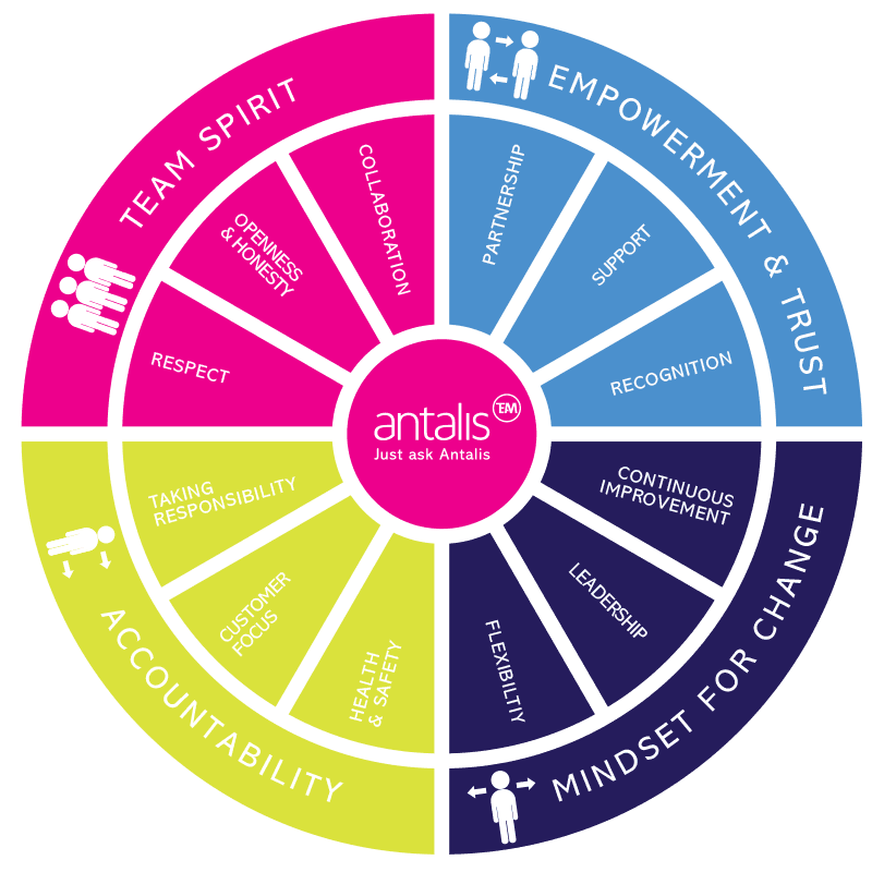 Antalis team values & behaviour