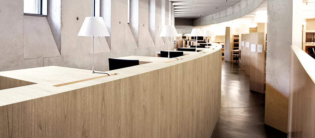 Comptoir habillé d'un film décoratif Coala Interior Film Bois