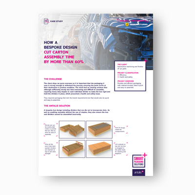 How bespoke design cuts carton assembly time by more than 60% ?