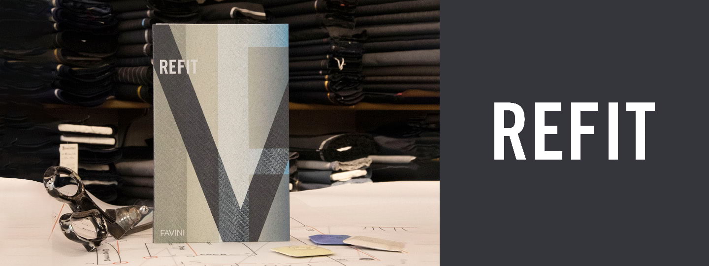 Bannière papier Refit réalisations imprimées et logo