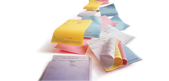 Xerox carbonless