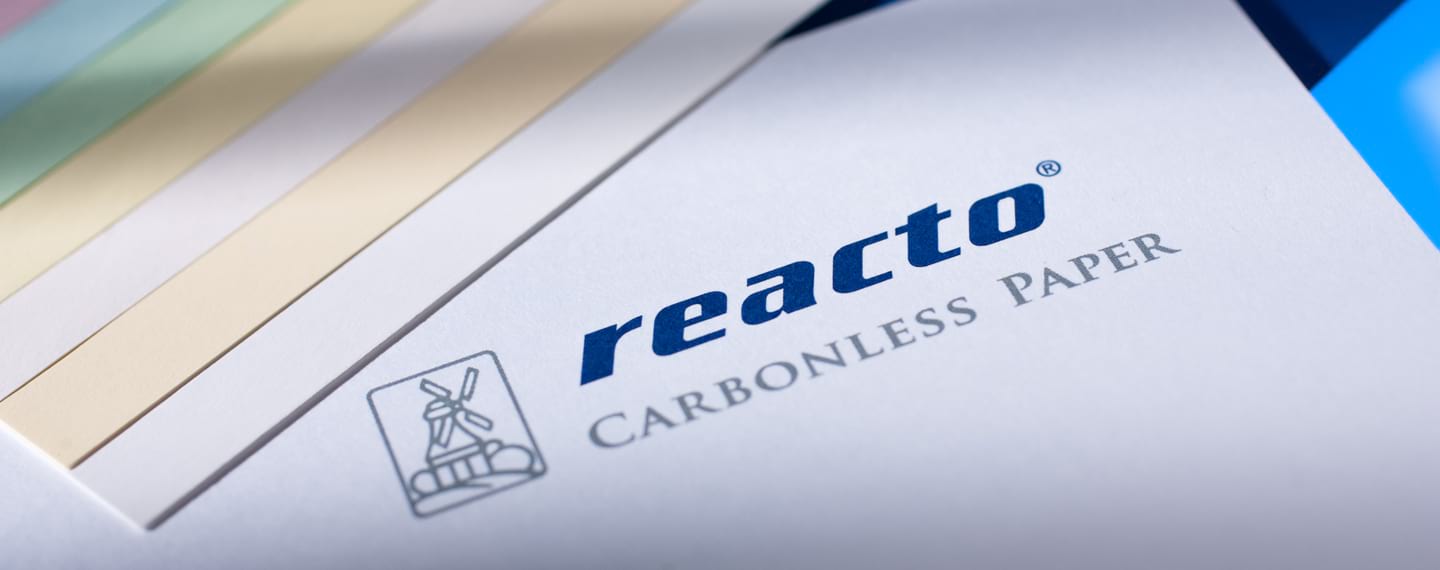 Bannière papier reacto avec logo
