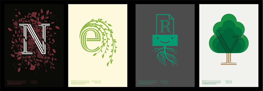 Ryman eco typeface