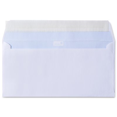 Enveloppe DL Blanche 90 g/m² avec fenêtre 45x100 mm- Antalis Premium