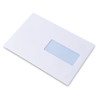 Enveloppe C5 Blanche 90 g/m² avec fenêtre 45x100 - Antalis Premium
