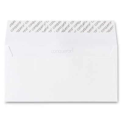 Enveloppe DL Conqueror Stonemarque Diamond White  120 g/m²