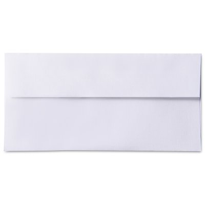 Enveloppe DL Conqueror Laid Brillant White 120 g/m² avec fenêtre 45 mm x 100 mm
