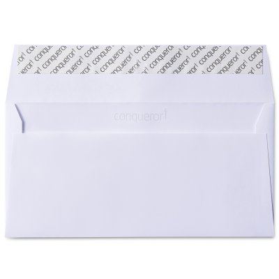 Enveloppe DL Conqueror CX22 Blanc Diamant 120g/m² avec fenêtre