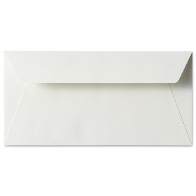 Enveloppe de création DL Rives Vergé Blanc Naturel 120 g/m² avec fenêtre 35 mm x 100 mm