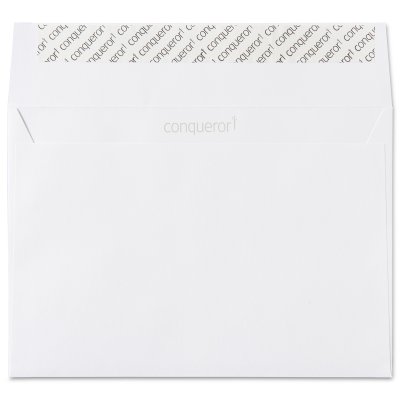 Enveloppe C5 Conqueror Wove Blanc 120g/m² avec fenêtre