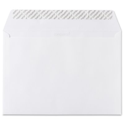 Enveloppe C4 Conqueror Vélin Blanc 120g/m² avec fenêtre