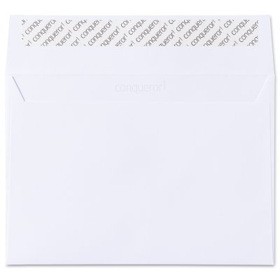 Enveloppe C5 Conqueror Wove Diamond White 120g/m², avec fourreau Boîte de 250 pièces