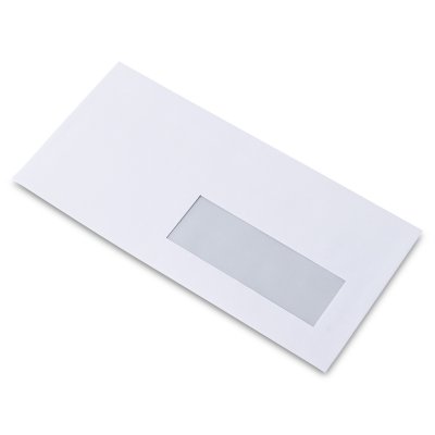 Enveloppe DL Blanche 90 g/m² avec fenêtre 35x100 mm - Antalis Prestige