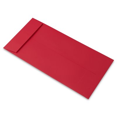 Pochette 156mmx310mm Curious Skin Rouge 135g/m²