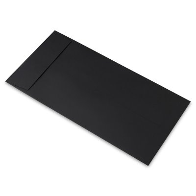 Pochette de création 156 mm x 310mm Curious Skin Noire 135g/m²