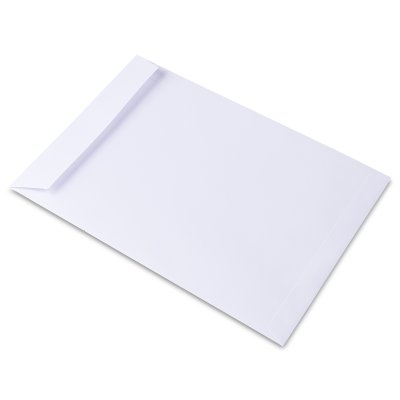 Pochette C4 229 x 324 mm Olin Design Regular pur blanc 120g/m2, patte droite Bande protégée, BoÃ®te de 250 pièces, FSC mix credit
