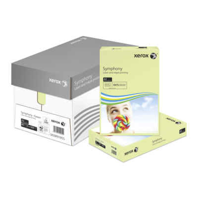 Papier Couleur A3 80g/m² Xerox Symphony Vert pastel 003R91955