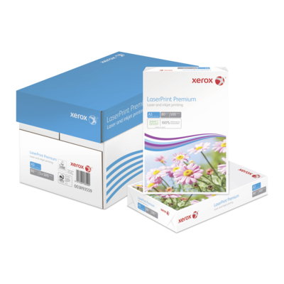 Ramette de papier Blanc A3 80 g/m² Xerox LaserPrint Premium 003R93559