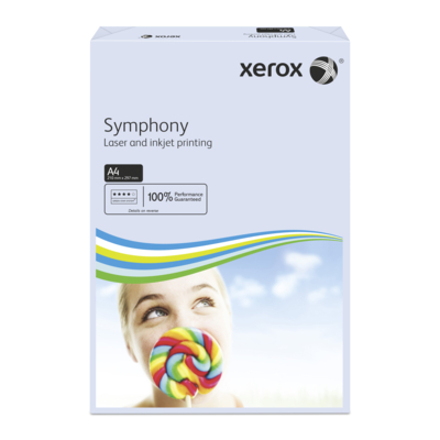 Papier Couleur A4 80g/m² Xerox Symphony Bleu pastel 003R93967