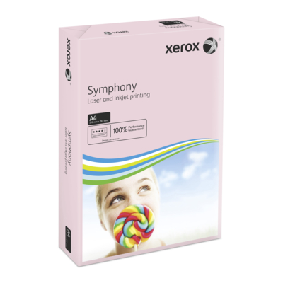Papier Couleur A4 80g/m² Xerox Symphony Rose pastel 003R93970