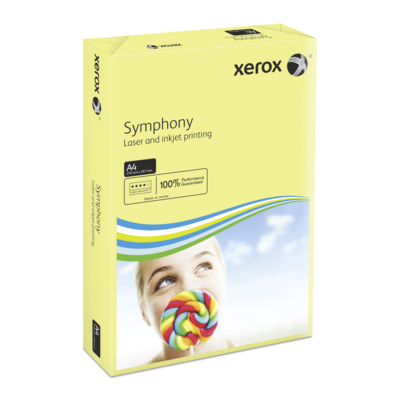Papier Couleur A4 80g/m² Xerox Symphony Jaune pastel 003R93975