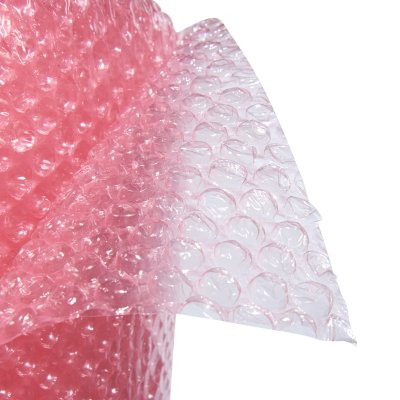 Film bulle antistatique- emballage de composants electroniques et electriques- Protection pour le stockage- protection pour le transport- Film de couleur rose pour une parfaite identification- Antalis