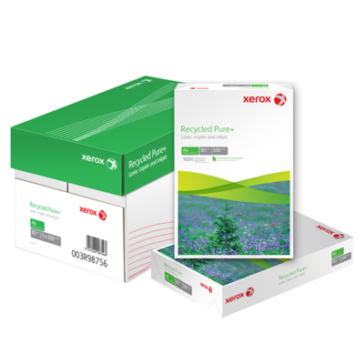 Ramette de Papier A4 80g/m² Xerox Recycled Pure + Blanc 003R98756