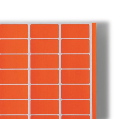 Auto-adhesifs Predecoupes- Artac Grande planche couleur - Fluo rouge - Jaune vif - Impression Offset - Antalis
