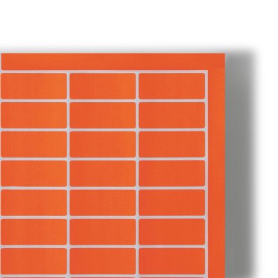 Auto-adhesifs Predecoupes couleur - Artac Maxi planche- etiquettes couleur- sans refente - Etiquette autocollante - Impression Offset - Antalis