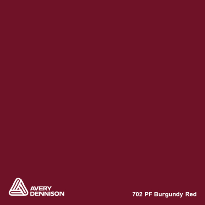 Avery 700 brillant 702 burgundy red adhésif permanent 1230 mm x 50 m(702/1.23)