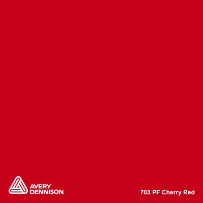 Avery 700 brillant 703 cherry red adhésif permanent 1230 mm x 50 m(703/1.23)