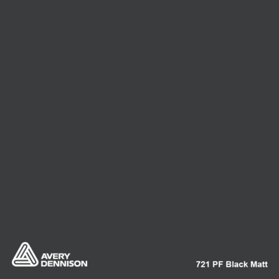 Avery 700 mat 721 black matt Air free permanent 1230 mm x 50 m(721EA/1.23)