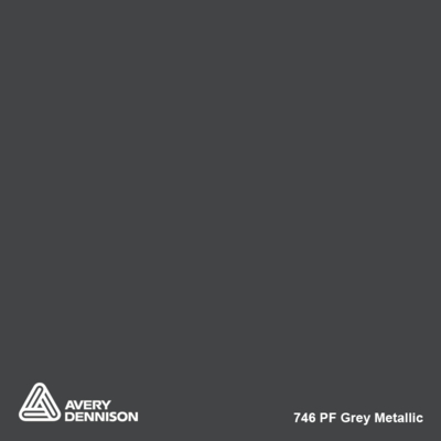 Avery 700 brillant 746 grey metallic adhésif permanent 1230 mm x 50 m(746/1.23)