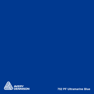 Avery 700 brillant 752 ultramarine blue adhésif permanent 1230 mm x 50 m(752/1.23)