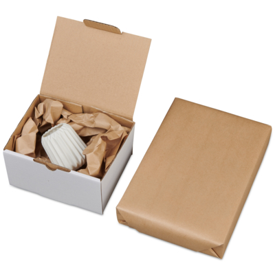 Kraft d'emballage -satine strie- kraft brun- 90g/m2- Emballage- Expedition - Packaging- Antalis