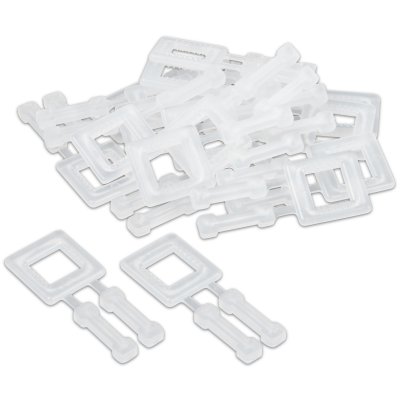 Boucles autobloquantes en plastique pour feuillard