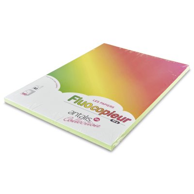 Fluocopieur - Affiche reprographique fluorescente couché 1 face - 5 teintes disponibles - Impression monochrome (Noir) - Affiches -annonces d'événements-flash infos -messages publicitaires -promotions.