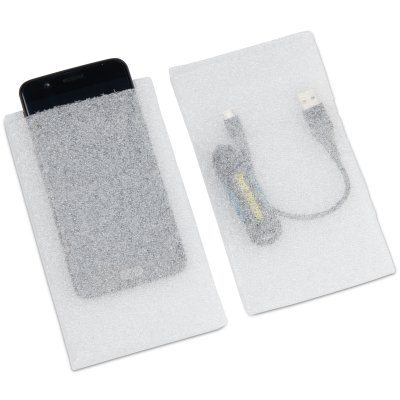 Pochette mousse de protection - Sac sans rabat- Emballer des objets fragiles- Antichoc - Anti rayure- Polyetylene basse densite- impermeable - triple protection - emballer- expedier- Antalis